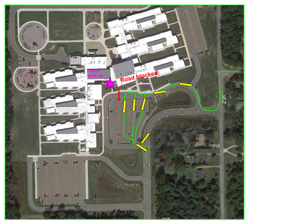 Dismissal Traffic Flow Map