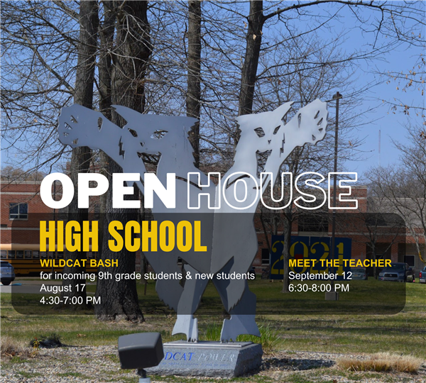 High School Open House Alert